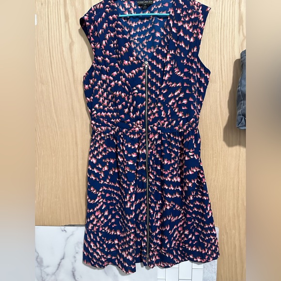 Aztec printed zipper dress - Picture 1 of 3